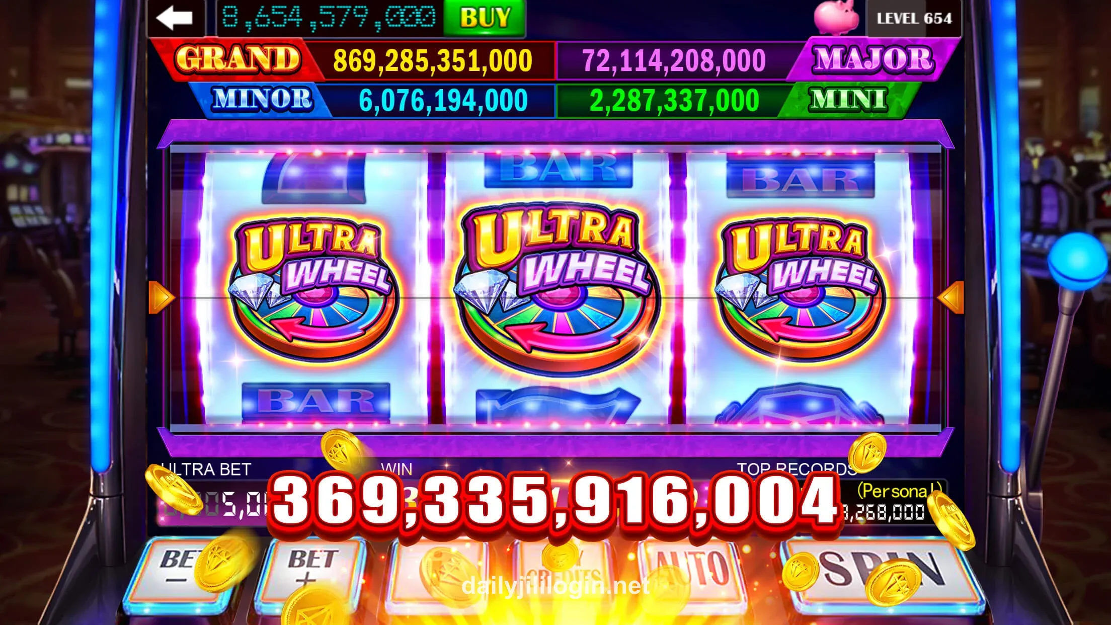 Daily Jili Rewards Section